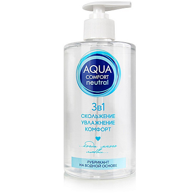 Лубрикант на водной основе AQUA COMFORT hot secret NEUTRAL, 440 г