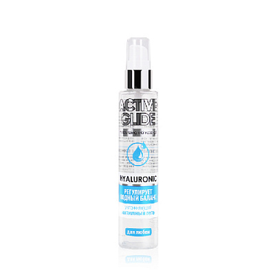 Увлажняющий интимный гель ACTIVE GLIDE HYALURONIC, 100 г