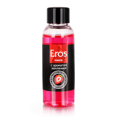 Массажное масло EROS FANTASY c ароматом земляники, 50 мл